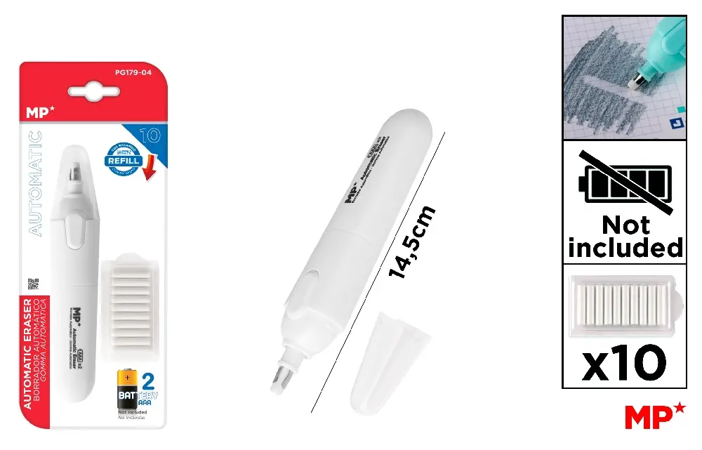 AUTOMATIC HOLDER ERASER.