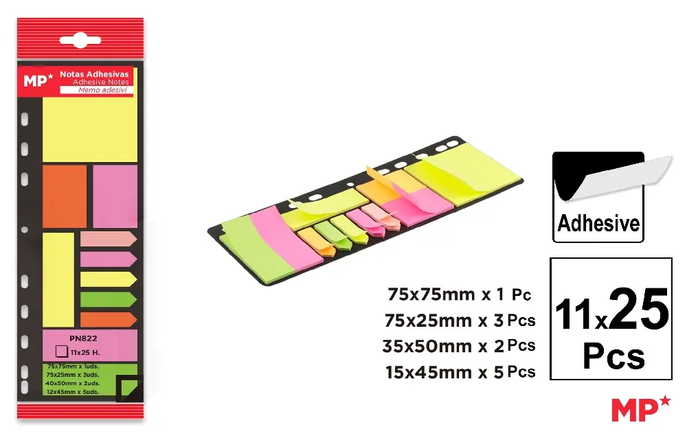 REPOSITIONABLE ADHESIVES NOTES