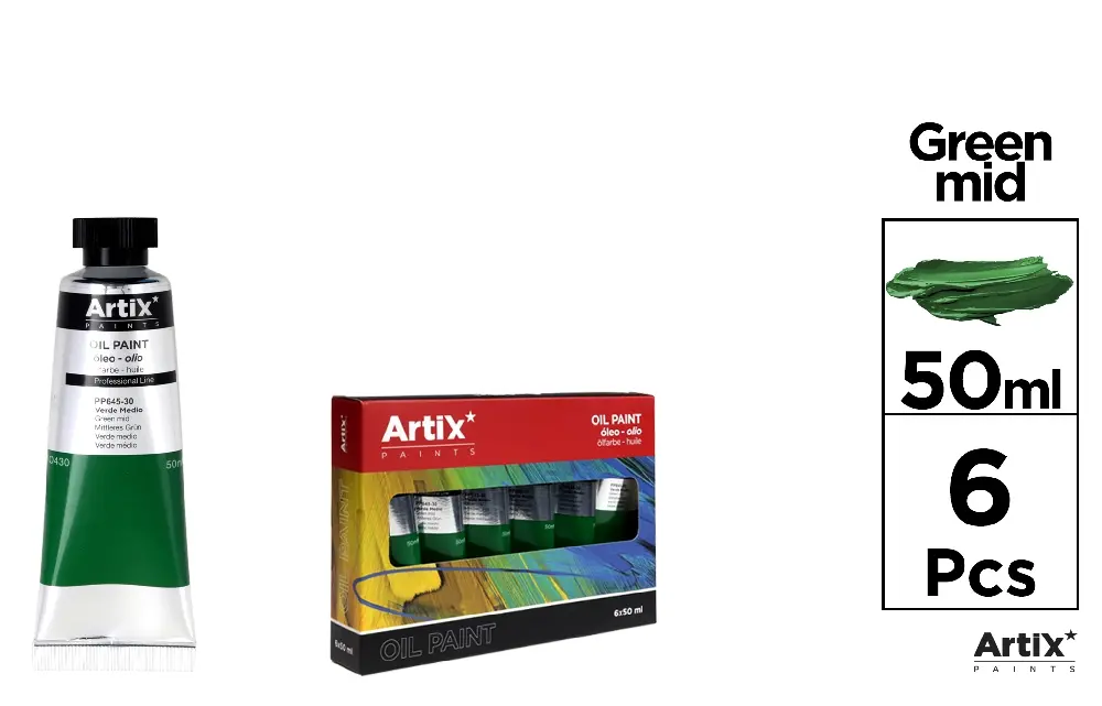 OIL PAINT 50 ml GREEN MID