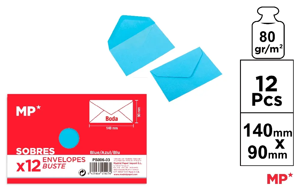 PASTEL COLOR WETTABLE FLAP WEDDING ENVEL