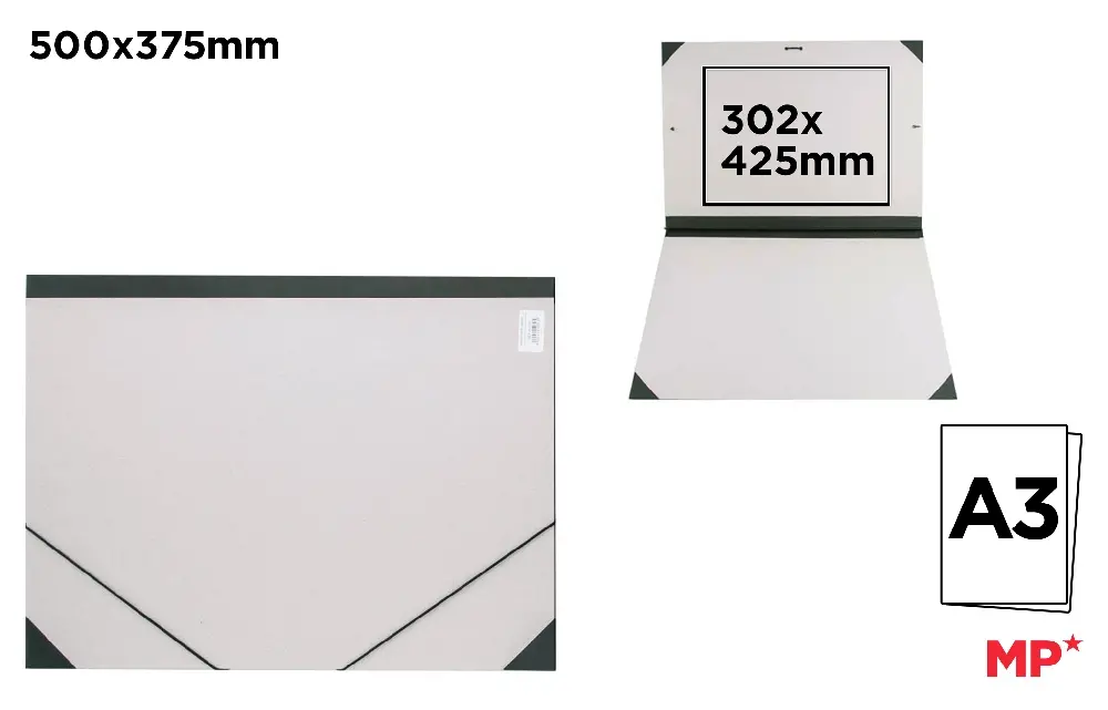 FINE ARTS FOLDER WITH ELASTIC BAND