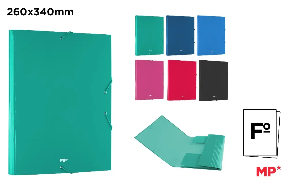 FOLDER WITH OVERLAPS AND ELASTIC