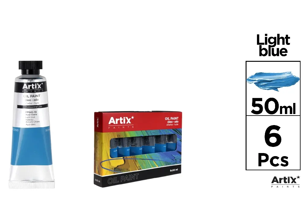 OIL PAINT 50 ml LIGHT BLUE