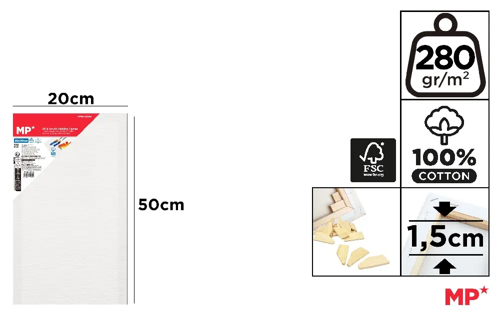 HIGH-QUALITY PROFESSIONAL CANVAS.