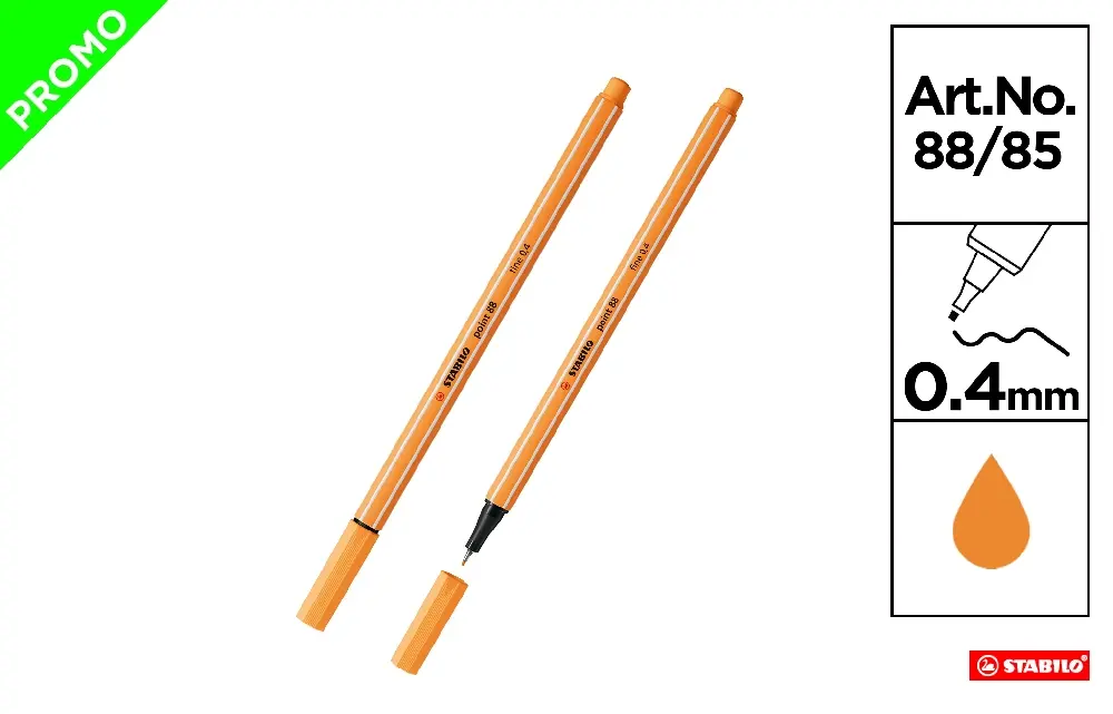 FINE POINT FELT-TIP PEN POINT 88/85 STAB