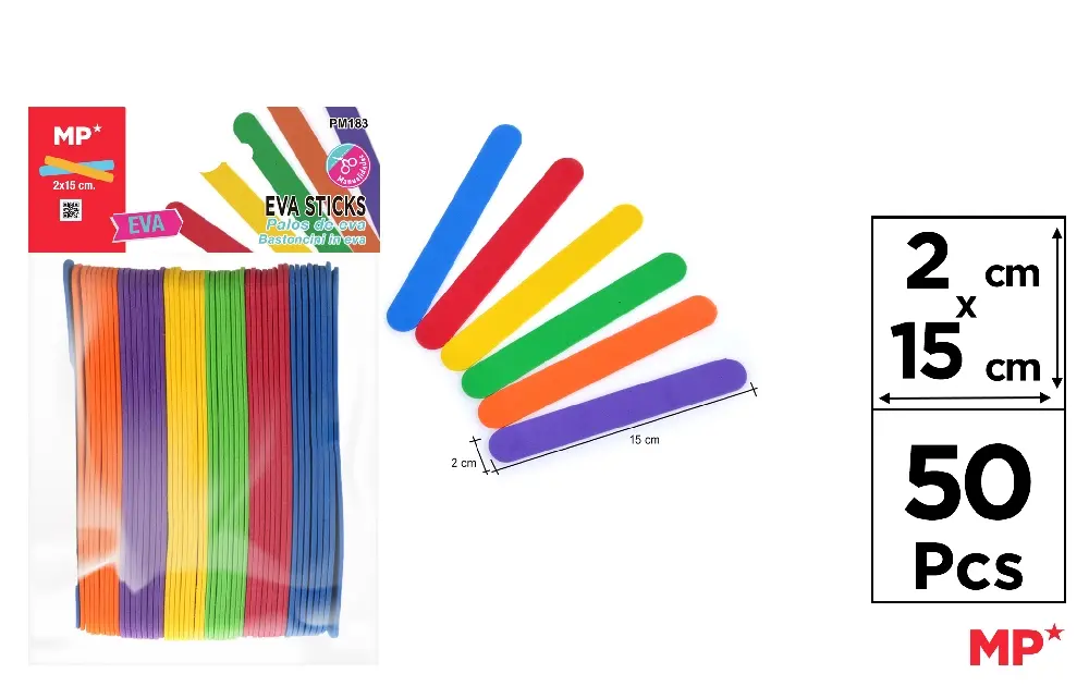 COLOUR EVA RUBBER STICKS.