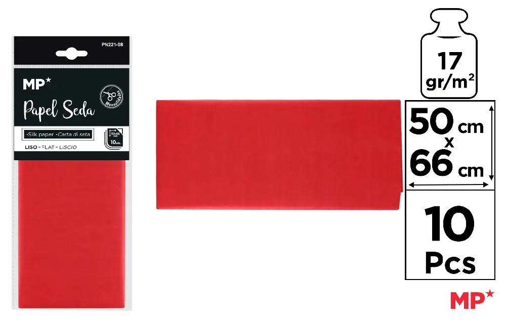 SILK PAPER 50 x 66 cm 17 g/m².