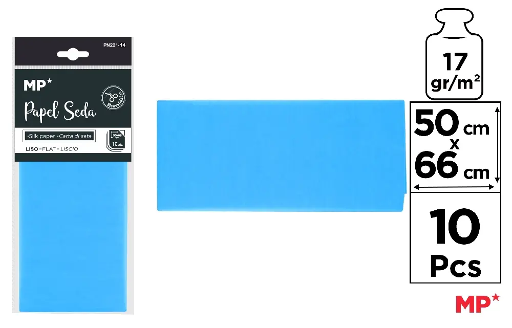 SILK PAPER 50 x 66 cm 17 g/m².