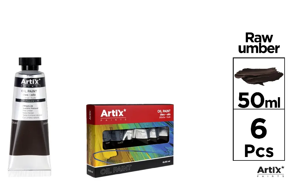 OIL PAINT 50 ml RAW UMBER