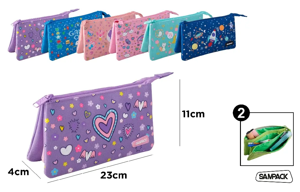 Case with Interior Compartment