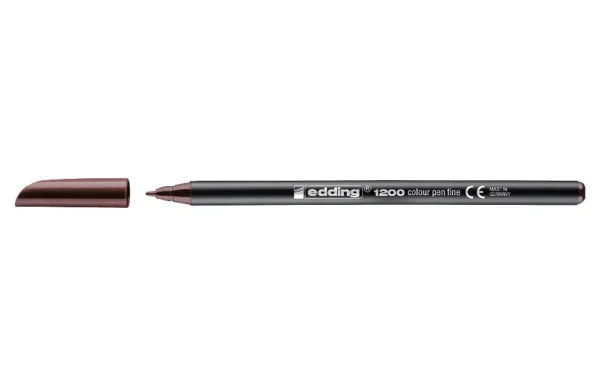 FELT-TIP PEN EDDING 1200 (18) DARK BROWN