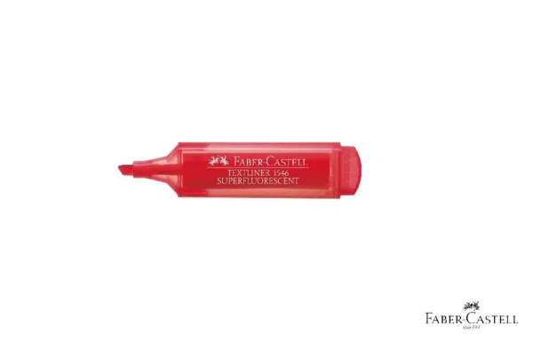 HIGHLIGHTER FLUO TEXTLINER 46 RED FABER