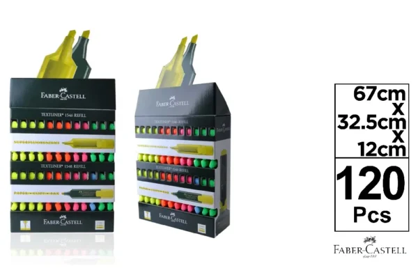 GIANT HIGHLIGHTER DISPLAY 254820 FABER C