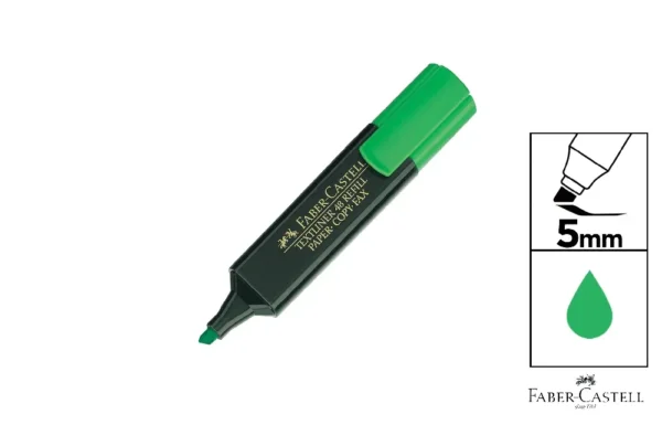 HIGHLIGHTER GREEN 154863 FABER CASTELL