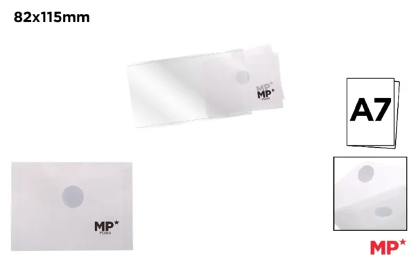 POLYPROPYLENE ENVELOPE FOLDER WITH EASY-