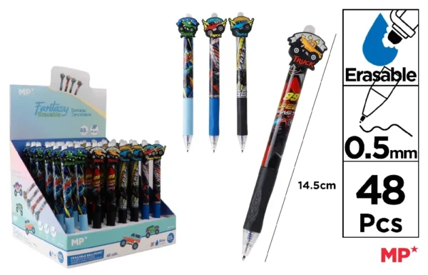 ERASABLE BALLPOINT PEN 48 U DISPLAY.