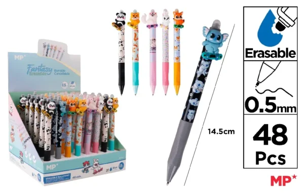 ERASABLE BALLPOINT PEN 48 U DISPLAY.