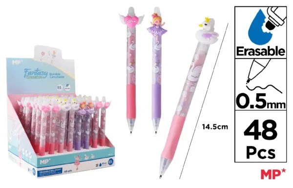 ERASABLE BALLPOINT PEN 48 U DISPLAY.