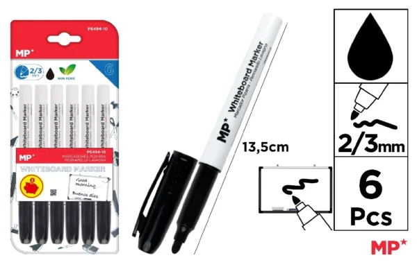 WHITEBOARD MARKER 6 UNITS.