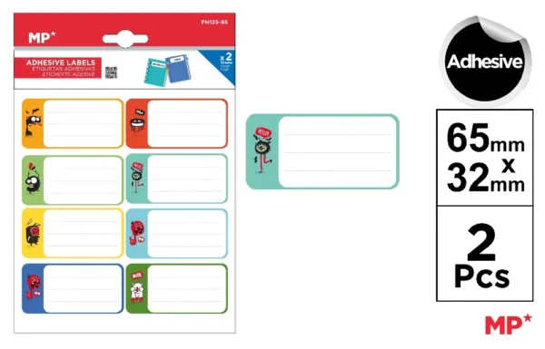 CUSTOMIZABLE ADHESIVE LABELS.