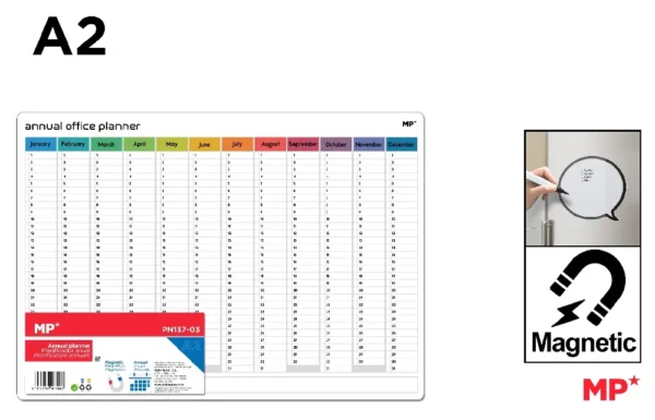 MAGNETIC WEEKLY TIMETABLE A2.