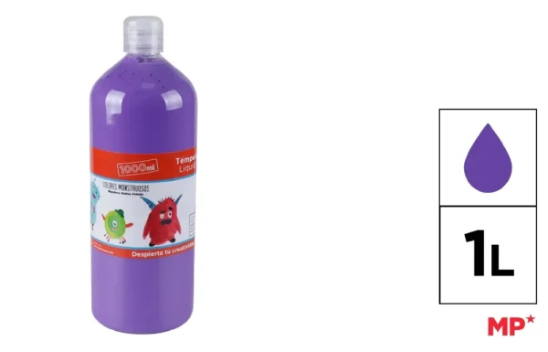 SCHOOL LIQUID TÉMPERA 1000 ml.