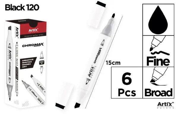 DOUBLE TIP CREATIVE CHROMAX MARKER.