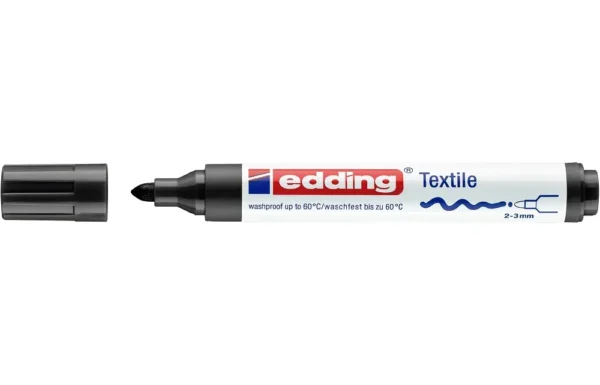 EDDING 4500 TEXTILE MARKER (01) BLACK CL