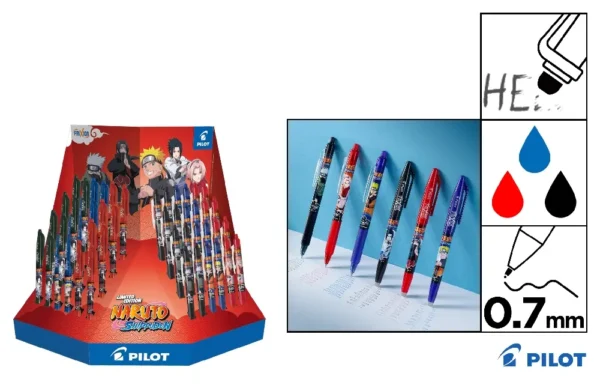 PILOT FRIXION NARUTO LIMITED EDITION DISPLAY