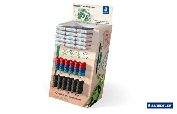 DISPLAY OF 60 STAEDTLER HIGHLIGHTERS