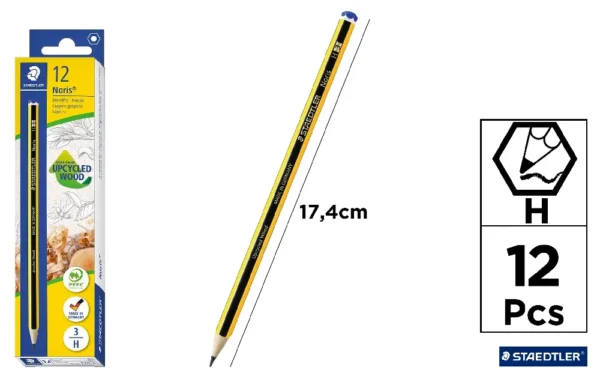 PENCIL NORIS HORIZONTAL BLUE H3 STAEDTLE