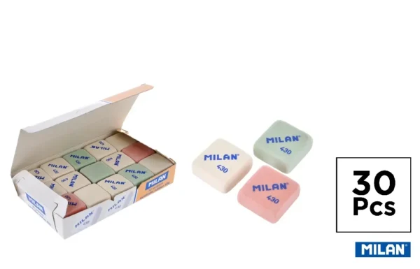 Eraser Box 30 pcs. 430 MILAN BREAD CRUMB