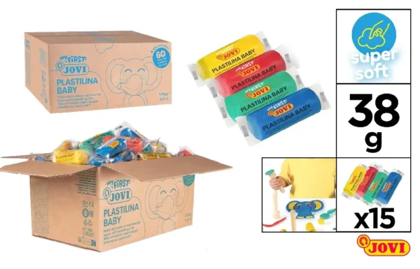 BABY PLAY DOUGH SCHOOLPACK15X4 TABLETS 3