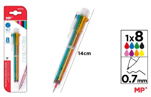 4-COLOUR BALLPOINT PEN 0.7 mm.