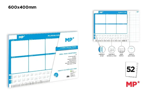 PLANNER SEMANAL 2024 ESCRITORIO 60 x 40.