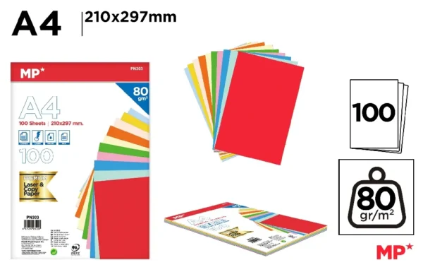 A4 MULTIFUNCTIONAL COLOR COPY PAPER 80 g