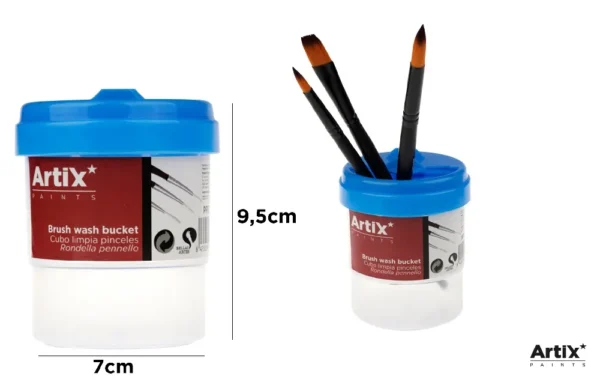 PAINT BRUSH WASH POT.