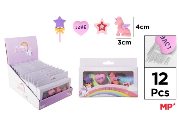 FANTASY ERASERS 4 Units