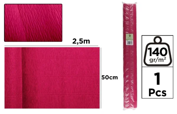 CREPE FLORIST PAPER 140 g 50 x 250 cm VRMELLON