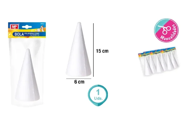 POLYSTYRENE CONE FOR CRAFTS