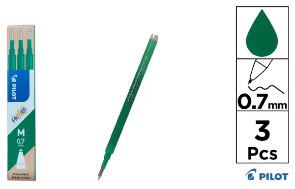FRIXION REFILL GREEN 0.7 PILOT