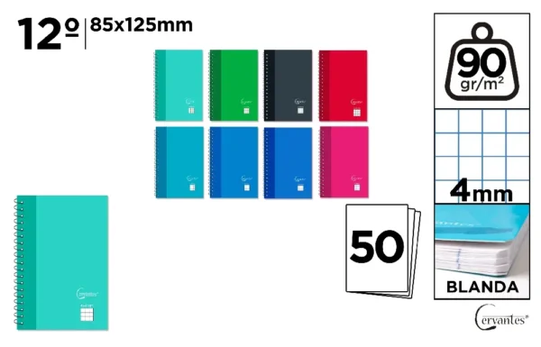 SPIRAL BINDING MEMO PAD 50 SHEETS SOFT C