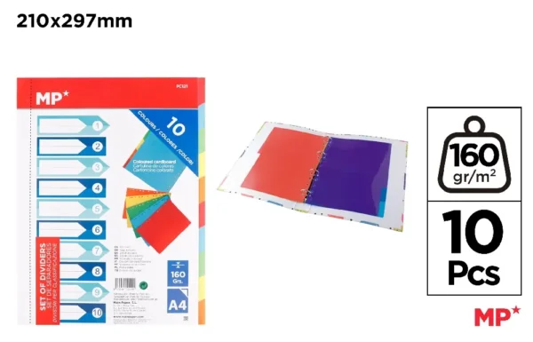PLASTIC DIVIDERS SET