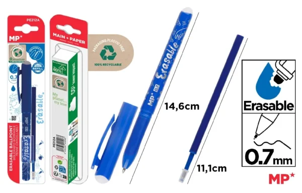 ERASABLE PEN + REFILL