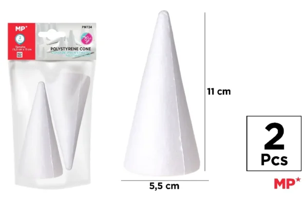 POLYSTYRENE CONE FOR CRAFTS.