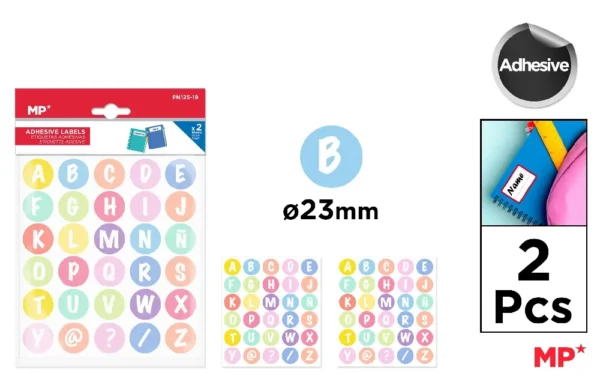 DECORATED ADHESIVES LABELS.