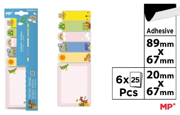 REPOSITIONABLE ADHESIVES INDEX FANTASY N