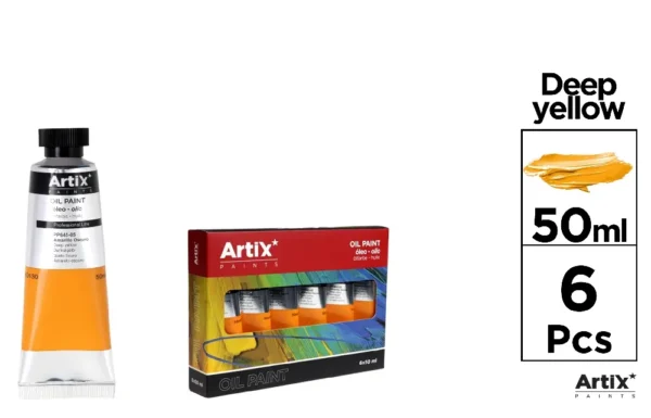 OIL PAINT 50 ml DEEP YELLOW