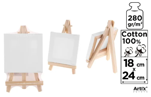 MINI CANVAS WITH EASEL