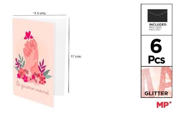 GREETING CARD / CELEBRATION 11.5 x 17 cm